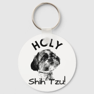 Heliga Shih Tzu! Cute Shih Tzu Hund Nyckelring