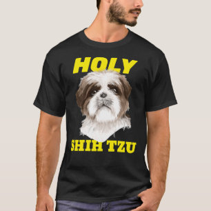 Heliga Shih Tzu Shih Tzu Hund Meme T Shirt