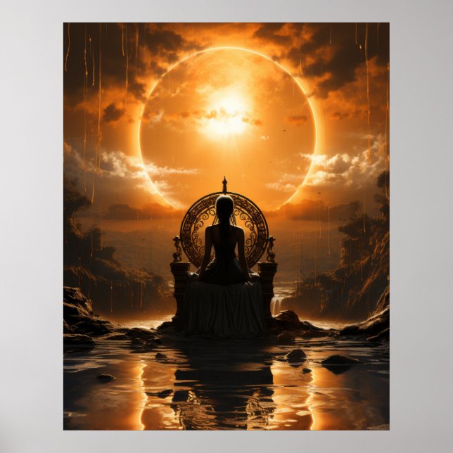 Heliga Sol God morgon Poster inspirationspass för  (Framsidan)