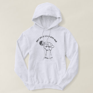 Heliga Spirit är min Hype Man's Christian Faith Ho Hoodie