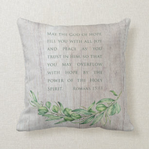Heliga Spirit Bible Verse Pastor Gift Pillow Kudde