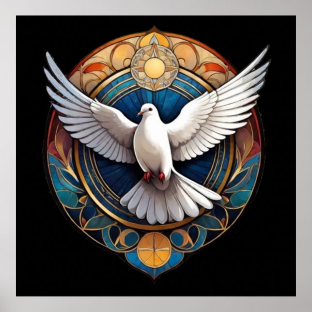 Heliga Spirit (dove) 3 Poster (Framsidan)