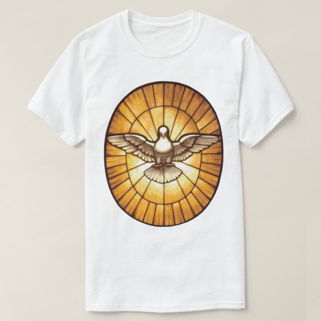 Heliga Spirit Dove från St. Peter_s Basilica T Shirt (Design framsida)