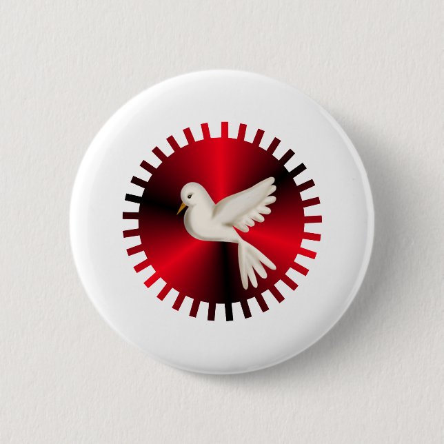 Heliga Spirit Dove Knapp (Framsida)