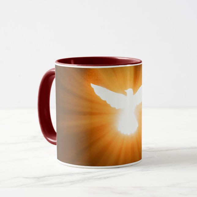 Heliga Spirit Dove Mugg (Framsida vänster)