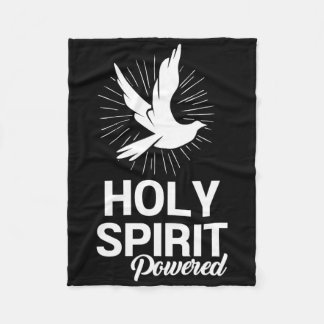 Heliga Spirit Dove Power Christian Gifts För manar Fleecefilt