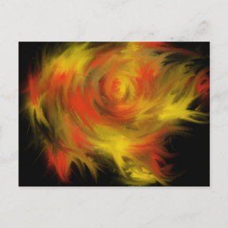 Heliga Spirit Fire Christian Worship Art Painting Vykort