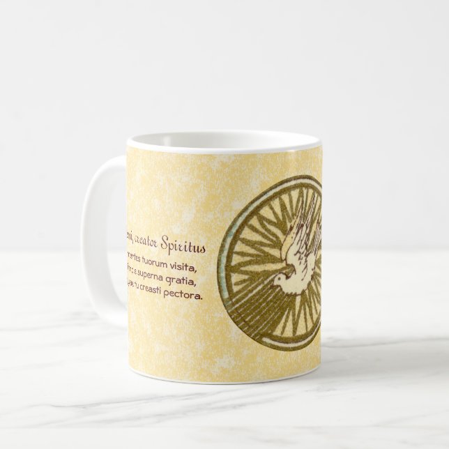 Heliga Spirit från anförandet (RLS 04) Kaffemugg (Framsida vänster)