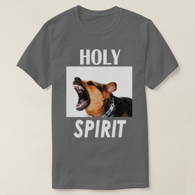 Heliga Spirit hund barking T Shirt (Design framsida)