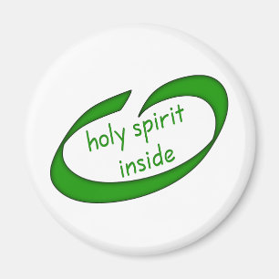 Heliga Spirit Inside Christian Magnet