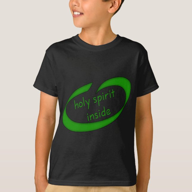 Heliga Spirit Inside Christian Tee (Framsida)