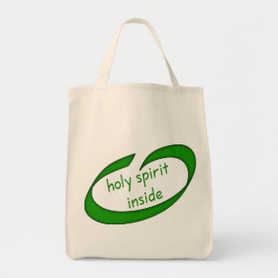 Heliga Spirit Inside Christian Tygkasse