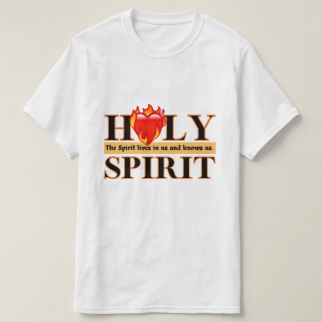 Heliga Spirit lever i USA:s Manar Value T Shirt (Design framsida)