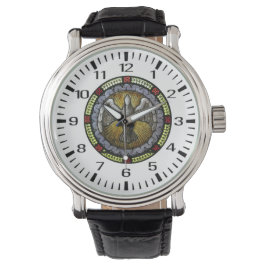 Heliga Spirit Stached Glass Confirmation RCIA Armbandsur