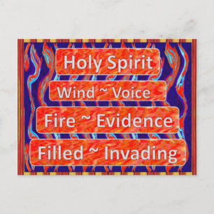 Heliga Spirit~ Vind, Brand, Fyllda vykort