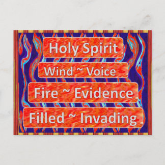 Heliga Spirit~ Vind, Brand, Fyllda vykort