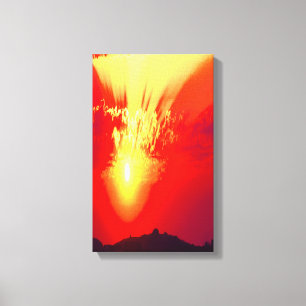 Heliga Sunset art Canvastryck