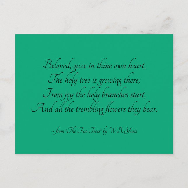 Heliga Träd vykort (Framsida)