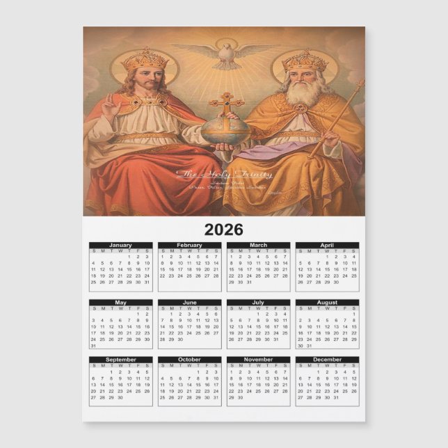 Heliga Treenigheten 2026 Kalender (Framsida)