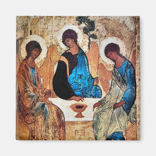 Heliga Trinity av Andrei Rublev Magnet