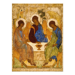 Heliga Trinity av Andrey Rublev Fototryck