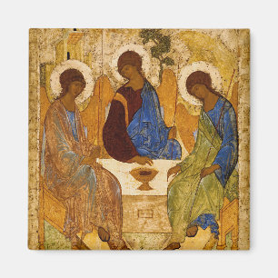 Heliga Trinity av Andrey Rublev Magnet
