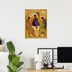 Heliga Trinity av Andrey Rublev Poster