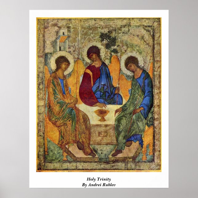 Heliga Trinity by Andrei Rublev Poster (Framsidan)
