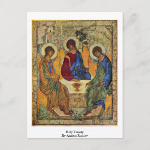 Heliga Trinity by Andrei Rublev Vykort