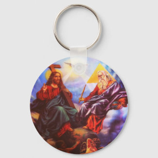 Heliga Trinity Far Son Heliga Spirit Keychain Nyckelring