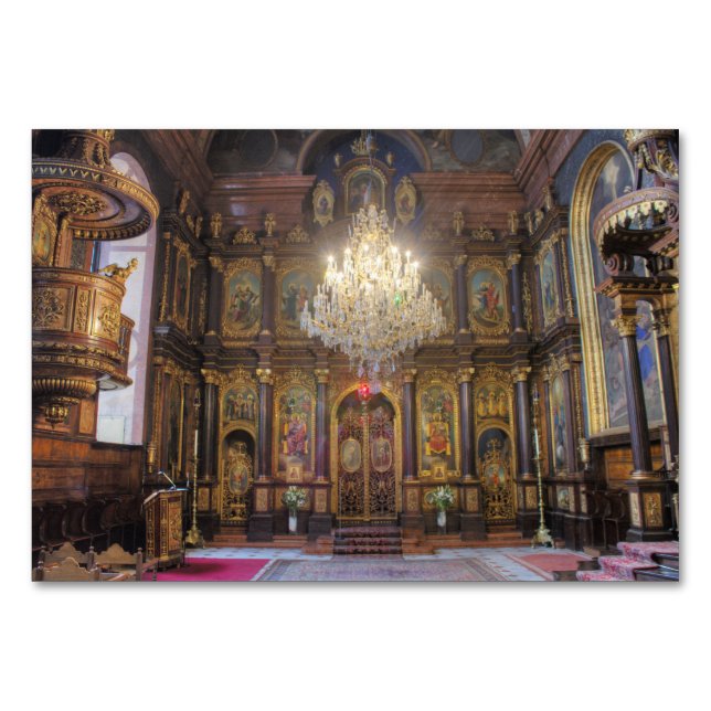 Heliga Trinity Grekisk ortodox Church Bordsnummer (Framsidan)