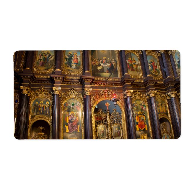 Heliga Trinity Grekisk ortodox Church Fraktsedel (Framsidan)