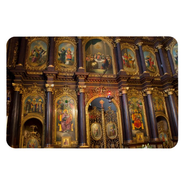 Heliga Trinity Grekisk ortodox Church Magnet (Horisontell)