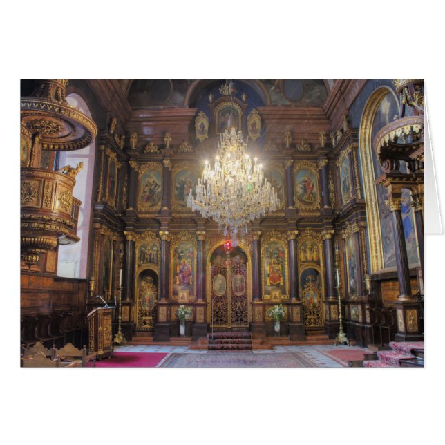 Heliga Trinity Grekisk ortodox Church OBS Kort (Framsidan Horizontal)