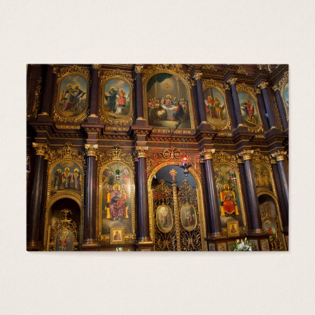 Heliga Trinity Grekisk ortodox Church Visitkort (Framsidan)
