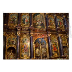 Heliga Trinity Grekisk-ortodoxa kyrkan Hälsningskort