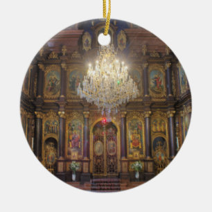Heliga Trinity Grekisk-ortodoxa kyrkan Wien Öster Julgransprydnad Keramik