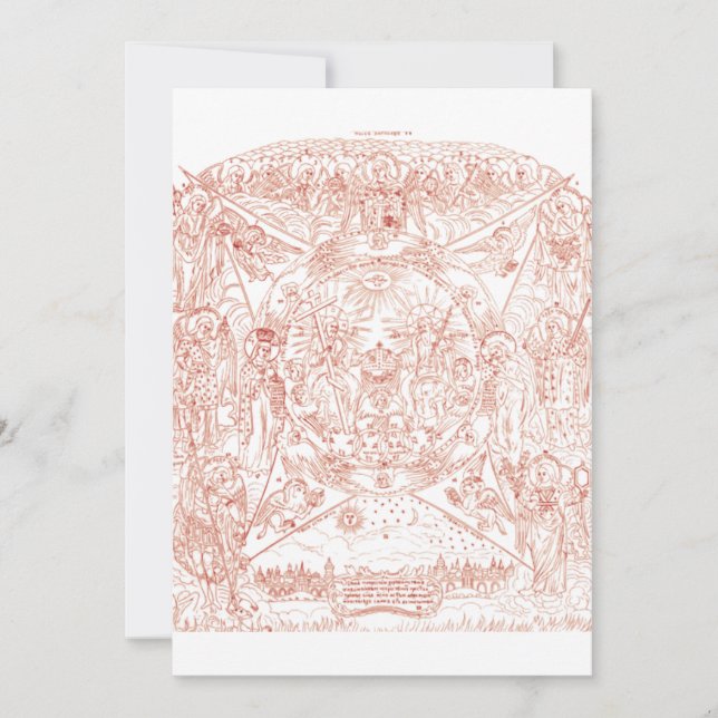 Heliga Trinity i Glory Inbjudningar (Framsida)