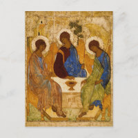 Heliga Trinity Icon Rublev Byzantine Catholic Gift