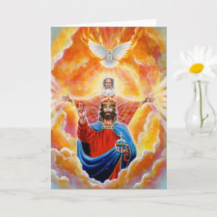 heliga Trinity in Glory av Jenny McLaughlin Kort