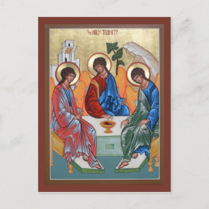 Heliga Trinity Prayer Card Vykort