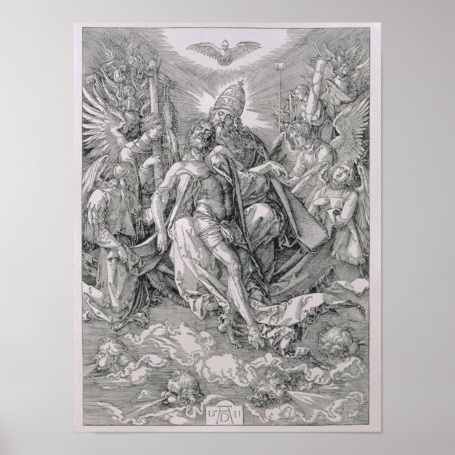 Heliga Trinity, pub. 1511 Poster (Framsidan)