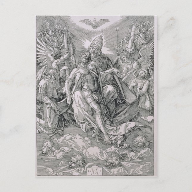 Heliga Trinity, pub. 1511 Vykort (Framsida)