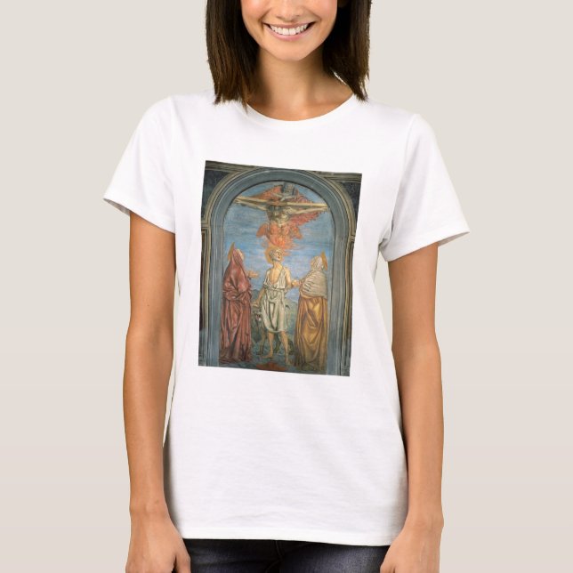 Heliga Trinity with St. Jerome (fresco) Tröja (Framsida)