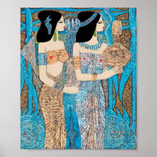 Heliga Vatten Chen Yongle oriental dam tjejer Poster