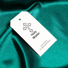 Heliga Vatten Kor kristendomen Anpassningsbar Presentetikett