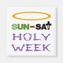 Heliga Vecka (Handflatan Söndag till Heliga Torsda Magnet