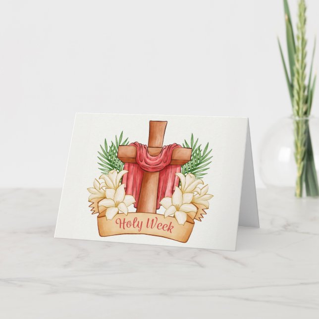 Heliga Vecka Kort (Framsida)
