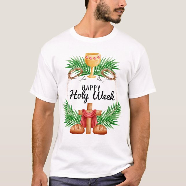 Heliga Vecka T Shirt (Framsida)