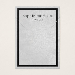 Heliga Visningen i Neecklace-format ・ Läder i Chic Visitkort